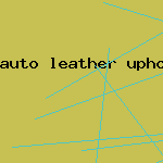 auto upholstery